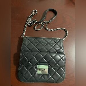 Michael Kors Quilted Black Leather Purse